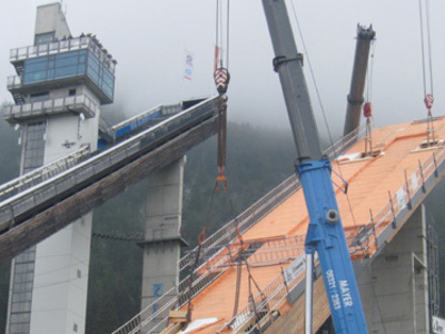 Umbauarbeiten in Oberstdorf kommen gut voran