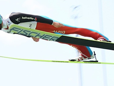 Simon Ammann: Zufrieden mit erstem Auftritt