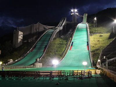 Hilde und Wank im Training vorn