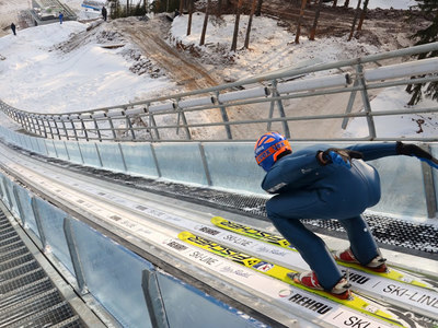 Neues Skisprungzentrum in Tschaikowsky