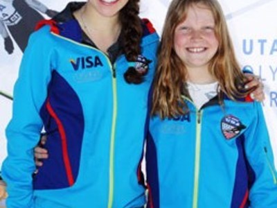 10-jährige beweist Mut beim Skispringen