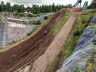Falun 2015: Bauarbeiten in vollem Gange