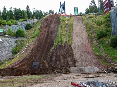 Falun 2015: Bauarbeiten in vollem Gange