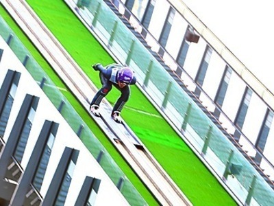 Versuch mit drei Sprungrichtern