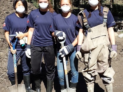 Vorbildlicher Einsatz des kanadischen Damenteams