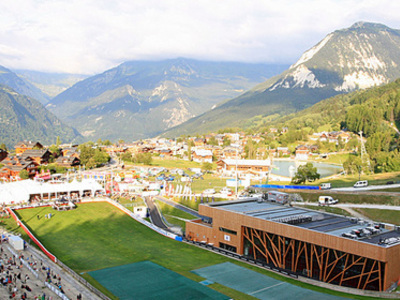 Niemcy wygrywaja konkurs mixed team w Courchevel