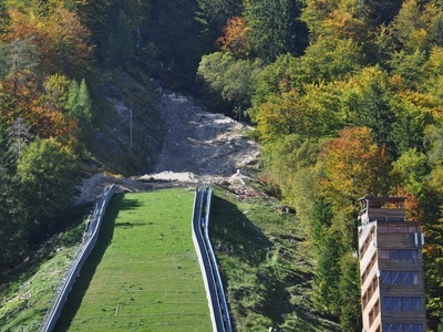 Kein Skifliegen in Planica