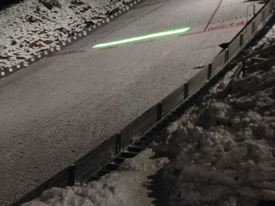 FIS setzt neuartige Laserprojektion erstmals in Oberstdorf ein