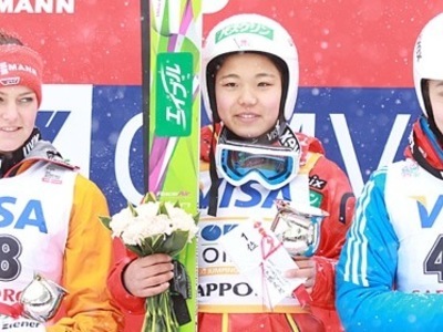 高梨沙羅、札幌大会で優勝