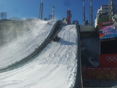 ソチ五輪、ジャンプ台整備も順調