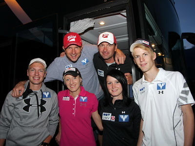 Австрийская команда в Куршевеле