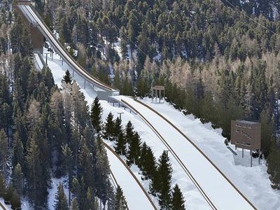 Новый трамплин в Сент-Морице