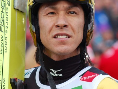 Noriaki Kasai trénuje ve Finsku