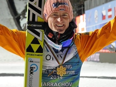 "Goldener Ski" für Severin Freund und Carina Vogt