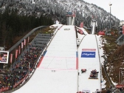 Hochbetrieb in Oberstdorf