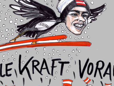 ジャンプ週間開幕戦 オーストリアが1・2位独占