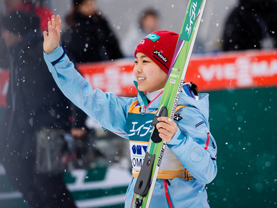 W杯札幌大会 高梨再び優勝！