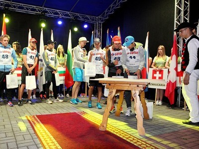 Rozdanie numerów startowych w Wiśle