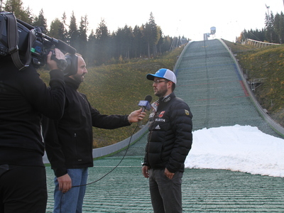 Schneeproduktion für Weltcup-Opening in vollem Gange