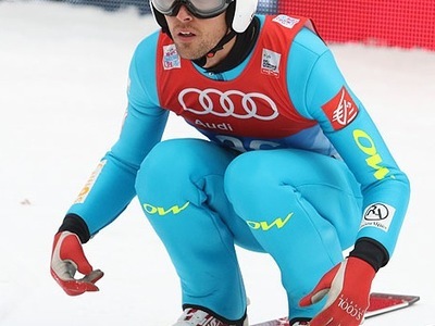 Kenneth Gangnes in der Qualifikation vorne