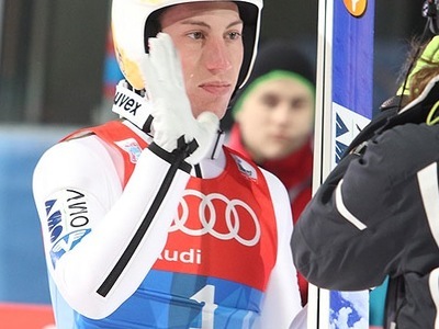 Kenneth Gangnes in der Qualifikation vorne