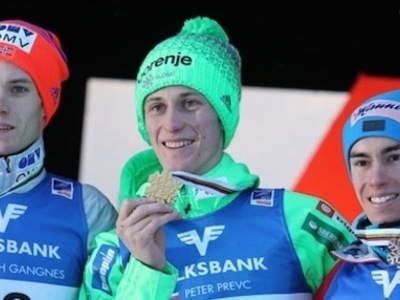 フライング世界選手権：ペーター・プレウツが金