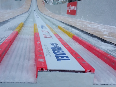Neue Anlaufspur am Kulm