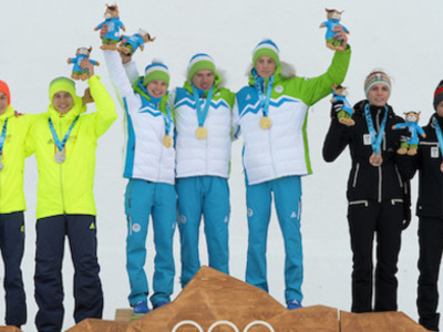 ユース五輪：スロベニアがまたもスキージャンプで金獲得