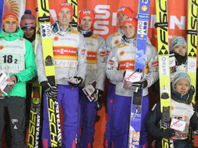 W杯男子クオピオ団体戦 ノルウェー圧勝、日本3位