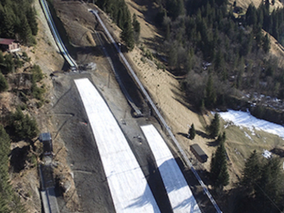 Nowe skocznie "Nordic Arena" w Kandersteg