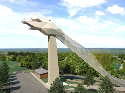 Schanzenbau: Skisprung-Projekte in den USA