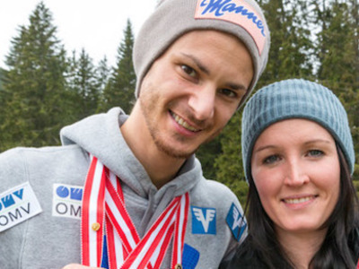 Drei Skisprung-Meistertitel für Manuel Fettner