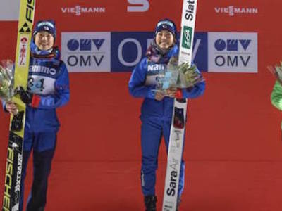W杯女子開幕戦 高梨優勝、伊藤2位で日本が1・2位独占！