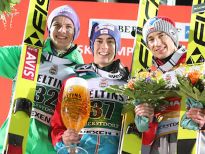 W杯男子オーバーストドルフ・フライング第1戦 クラフトが勝利