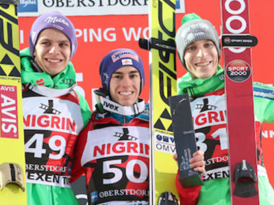 W杯オーバーストドルフ・フライング第2戦 クラフトが再び優勝