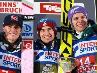 ジャンプ週間インスブルック戦 シュトッホが圧勝、フライターク転倒