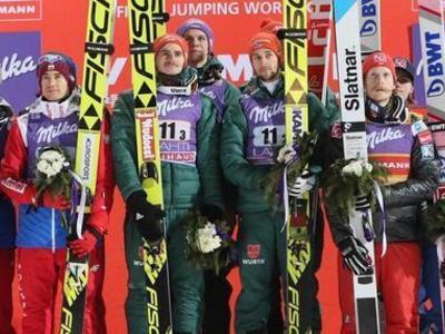 W杯男子ラハティ団体戦 ドイツが優勝