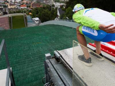 Rad-Profi Primoz Roglic zurück an der Schanze