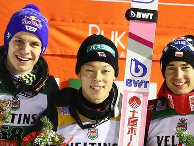 W杯男子ルカ大会第2戦 小林陵侑が圧勝