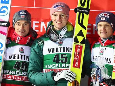 W杯男子エンゲルベルク第1戦 ガイガー（独）がW杯初優勝