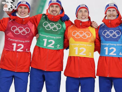 Норвежские прыгуны названы "командой года"