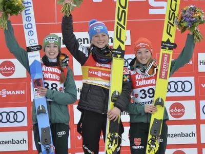 W杯女子ヒンツェンバッハ第1戦 ルンビュが連勝伸ばし、高梨4位