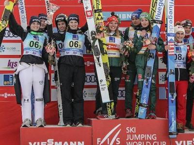 W杯女子リュブノ団体戦 ドイツが優勝、日本4位