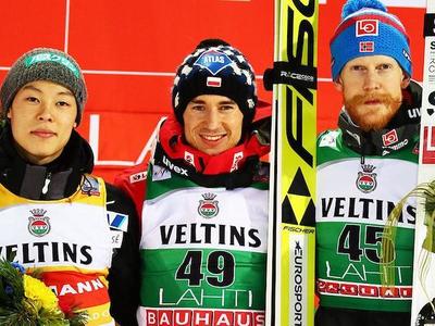 W杯ラハティ個人戦 シュトッホ圧勝、小林陵侑2位