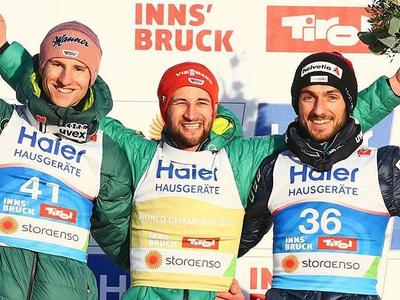 世界選手権男子LH アイゼンビッヒラーが金、陵侑は4位