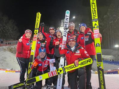 Österreicherinnen dominieren Teamspringen in Zao