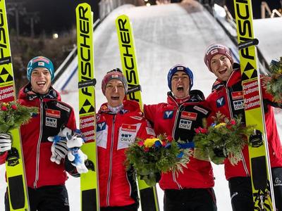 Skisprung-Weltcup in Lahti - Deutsches Team gewinnt Thriller vor Slowenien