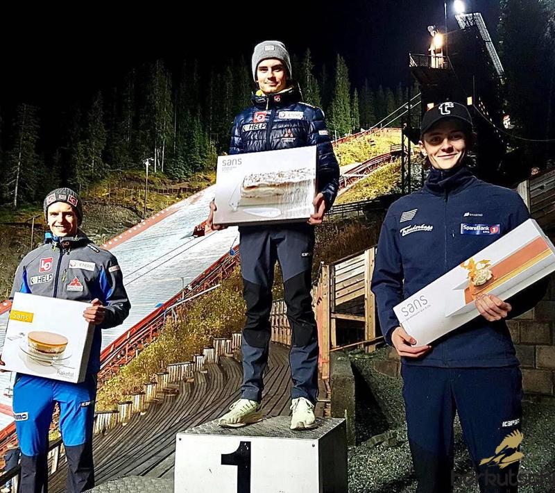 Halvor Egner Granerud, Marius Lindvik, Bendik Jakobsen Heggli