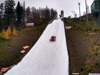 Skispringen Weltcup - Schanze frei in Wisla