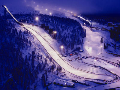 Skispringen Weltcup:  Zweite Station am Polarkreis